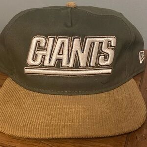New Era NFL New York Giants ‘The Golfer’ Snapback Hat Cap Green Tan NWT